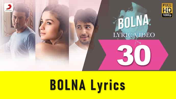 BOLNA Lyrics Featured Image - Mr. BD Guide