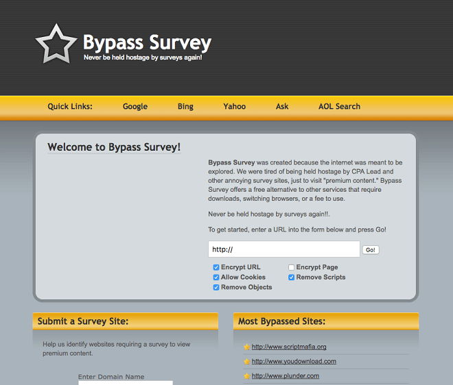 SurveyByPass.com: Best For Bypass Online Surveys
