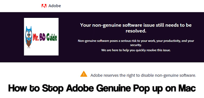 How to Stop Adobe Genuine POP UP on MAC [2021 Update] - Featured Image