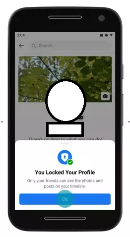 How to Lock Facebook Profile - Step 04