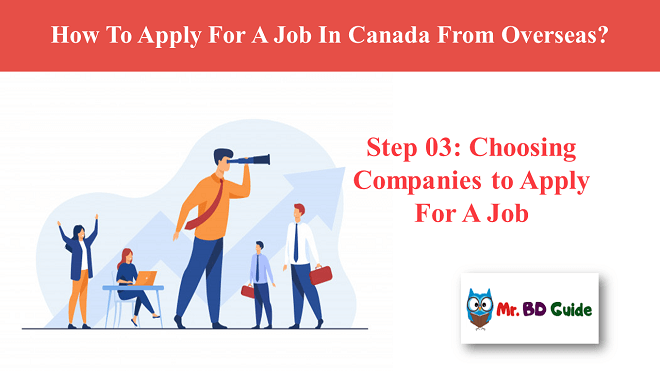 Step 03: Choosing Companies to Apply For A Job