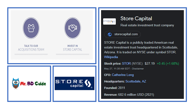 Store Capital REITs Company Info - Mr. BD Guide