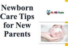8 Newborn Care Tips for New Parents Featured Image - Mr. BD Guide